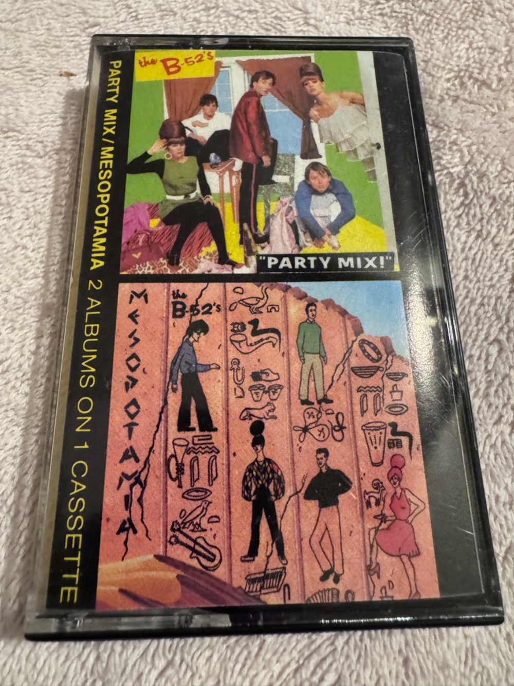 Classic the B52’s Double Cassette of Party Mix AND Mesopotamia… tested 80’s